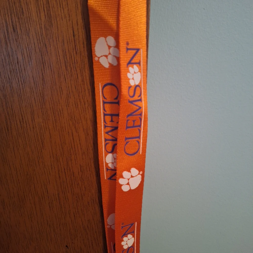 Clemson NWT Orange Lanyard